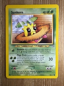 Sunkern 78/111 Common Neo Genesis Unlimited Pokemon TCG Card WOTC NM 2000 - Picture 1 of 2
