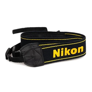 *NEUWERTIG* Original Vintage 1990 schwarz gelb Nikon Armband F3 FM2 F100 F6 FM3A Kamera - Bild 1 von 15