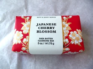 Japanese Cherry Blossom Shea Butter Cleansing Bar Soap! 5oz! NEW! - Picture 1 of 7