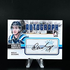 Nicolas Deschamps 2009-10 ITG Heroes and Prospects Auto #A-ND NICE LOOK!!