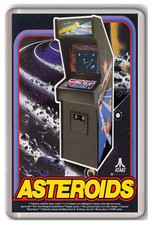 Asteroids Atari Arcade Fridge Magnet Kühlschrank