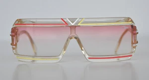 Cazal Vintage Brille - Neu aus altem Lagerbestand - Modell 856 - Farbe 247 - Gold, Rot, Gelb, Weiß - Bild 1 von 3