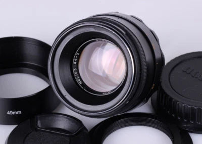 HELIOS 44 2/58mm Cine mod lens ANAMORPHIC BOKEH FLARE Canon EF mount - Image 1 of 4