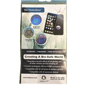 Neutralizador EMF 3pk Protección para Celulares Wi-Fi Hecho en EE. UU. - Imagen 1 de 3