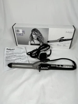 Pinzas rizadoras de cabello Babyliss Curl Pro 210 2287BU en caja probadas PAT barril de 25 mm en muy buena condición - Imagen 1 de 4