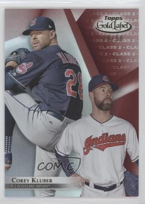 2018 Topps Gold Label Class 2 Red /50 Corey Kluber #39 - Image 1 of 2