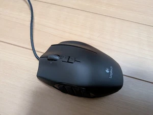 LOGITECH LOGICOOL MMO Gaming Mouse G600 Black Computer Peripherals Used - Picture 1 of 3