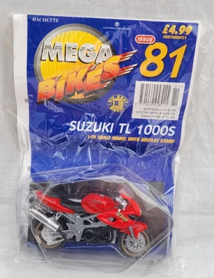Hachette Maisto Mega Bikes 1:18 Issue 81 Suzuki TL 1000S Diecast Motorcycle - Image 1 of 4