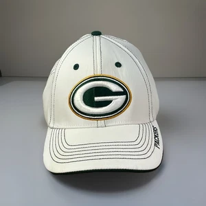 NUOVO cappello abbigliamento squadra ufficiale Green Bay Packers NFL - berretto bianco e verde - Foto 1 di 10