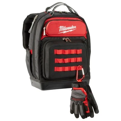 Mochila para Milwaukee 48-22-8201 48 bolsillos moldeada dura lo último en sitio de trabajo EE. UU. Foto 1 de 4