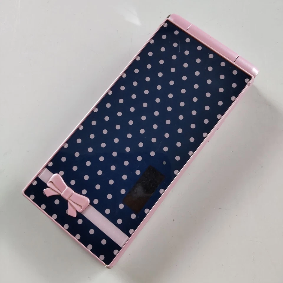 [Probado] Teléfono Abatible Rosa Feliz Serie ESTILO Docomo Fujitsu F-06D Niñas Foto 1 de 4