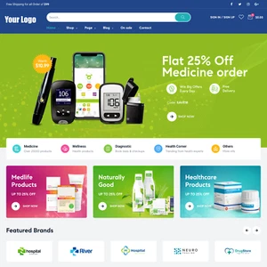 Gesundheitswesen Marktplatz Website-Design mit kostenlosem VPS-Hosting und Installation - Bild 1 von 5