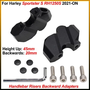 Elevadores de manillar adaptadores hacia atrás - para Harley Sportster S RH1250S 2021-ON 2022 - Imagen 1 de 15
