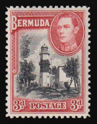 1938 KGV1 3d black & rose-red SG114 Mounted Mint - Image 1 of 2