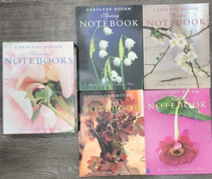 Carolyne Roehm Seasonal Notebooks Box Set Summer Fall Winter Spring Trade pb - Picture 1 of 2