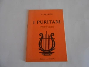 libretto-I PURITANI OPERA IN TRE PARTI-V.BELLINI-ED.A.BARION-sc.P13 - Bild 1 von 1