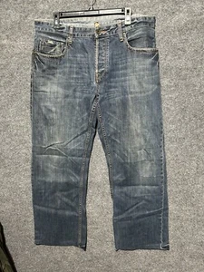 Ted Baker London Mens Jeans Straight Leg TAILORED Denim Size 36x31 Blue Dark - Picture 1 of 11