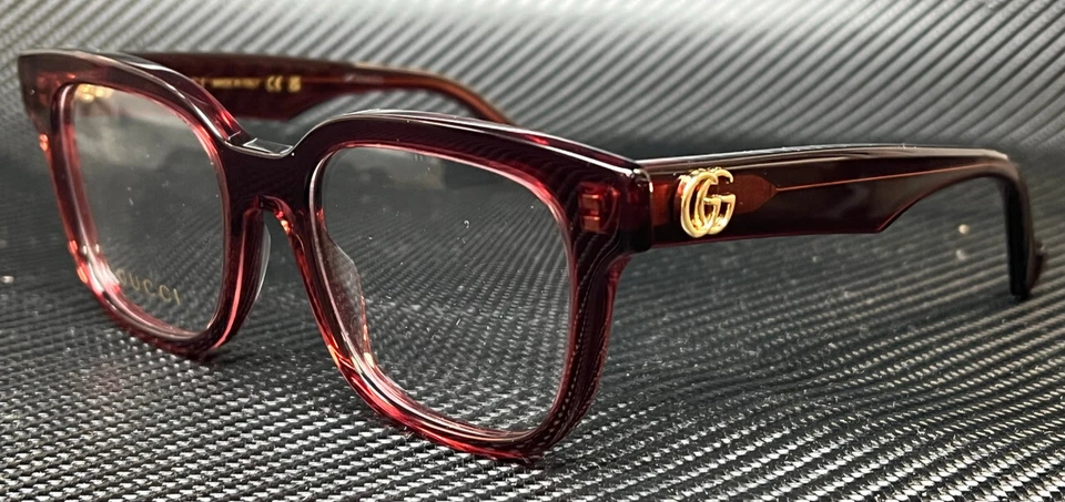 GUCCI GG0958O 006 Burgundy Women's 52 mm Eyeglasses