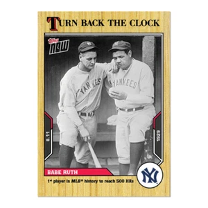 2021 Turn Back the Clock 133 Babe Ruth - Free Shipping Always! - Picture 1 of 2