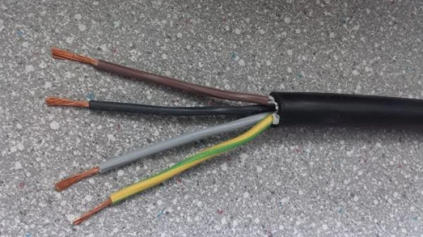 EASYELEKTRO Gummikabel H07RN-F 4x6 qmm (Preis pro 1 m,Lieferung erfolgt in einer L�nge)