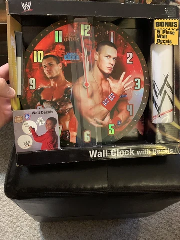 John Cena WWE Wall Clock 2012 Randy Orton Cover
