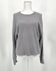 Kit And Ace In The Clouds Merino Sweater Gray Ribbed Dolman Sleeve Womens Size S