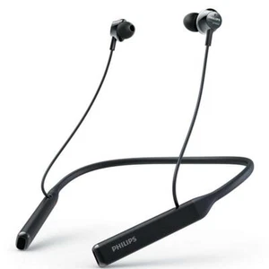 PHILIPS Bluetooth Neckband Headphones, Wireless Earbuds IPX5 Waterproof - Picture 1 of 5