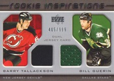 2005-06 Upper Deck Rookie Update #217 Barry Tallackson/Bill Guerin JERSEY /999