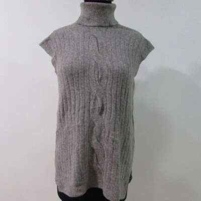 F&F Womens Wool Neck Jumper Sleeveless Chest 38/40 UK Size 10/12 12 REF (Y01543) - Image 1 of 4