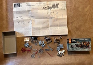 REVELL TALLY-HO COACH PLASTIC MODEL KIT #H-513:98 Partially complete - Picture 1 of 10