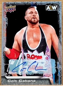 2022 UPPER DECK AEW COLT CABANA AUTO AUTOGRAPH SP - Picture 1 of 2