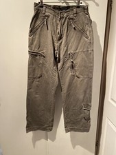 Topman Jeans 32 Waist 81 Cm L Lots Of Pockets Rare Grey r.r..p £52