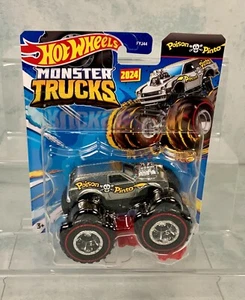 Hot Wheels Monster Trucks Poison Pinto Silver Chase Treasure Hunt 1:64 Truck New - Picture 1 of 9