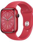 Apple Watch Series 8 45mm Aluminum Sports Band (PRODUCT)RED S/M —NEW— MNUR3LL/A