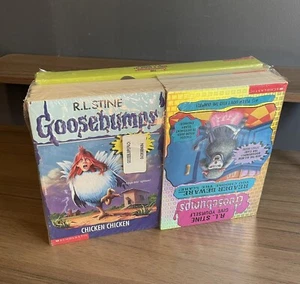 VERSIEGELT ULTRA SELTEN Gänsehaut Pack - 9 BRANDNEUE Bücher mit Einlagen + Boxer Set - Bild 1 von 13
