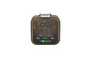 Korda Boucle Tresse 9.1kg / Carpe Pêche Matériel Ligne Confection Ligne - Photo 1/9