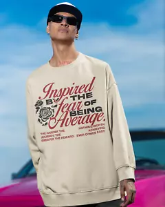 Suéter cuello redondo inspirado en el miedo a ser promedio | 3 COLORES (CUÁL ES TU H - Imagen 1 de 27