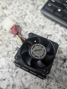 Vintage Retro Rare AMD AMD-K6-3/450 K6-III 450 450 MHz 450MHZ w/Original Fan - Picture 1 of 3