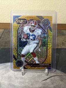 2024 Panini Select Andre Reed Gold Mojo Prizm /10 Buffalo Bills 205 - Picture 1 of 2