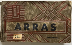 BOOK OF 10 (1930s PROBABLY) REAL PHOTO POSTCARDS ARRAS PAS-DE-CALAIS FRANCE - Picture 1 of 4