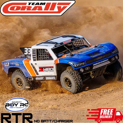 Team Corally Shiroi XP6 1/8 6S Short Course Truck RTR Blue RC Car Basher 4x4 - Image 1 of 4