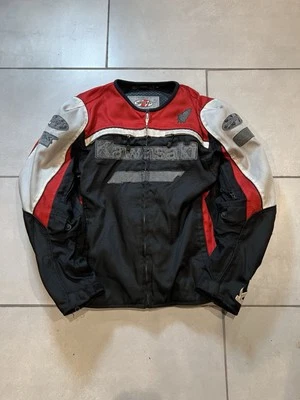 Kawasaki Joe Rocket 2 Grande Rojo Textil, Chaqueta Moto, Blindada/Acolchada XL Foto 1 de 4