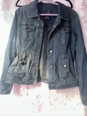Jaqueta jeans vintage Jag Jeans feminina grande elástica estilo exclusivo - Imagem 1 de 4