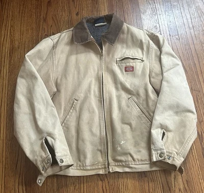 Chaqueta de Trabajo De Colección Dickies Estilo Detroit Manta Forrada Lona Pato Talla M Años 80 90 Foto 1 de 4