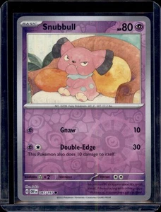 Snubbull SV03: Pokémon Llamas de Obsidiana #087/197 Holograma Inverso Casi Nuevo+ - Imagen 1 de 2