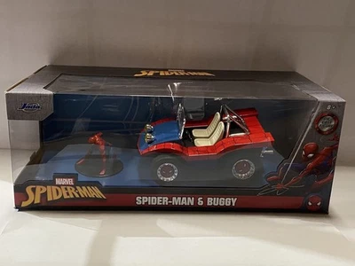1:24 Spiderman & Buggy Marvel JADA car + figure Diecast modelcar - Image 1 of 2
