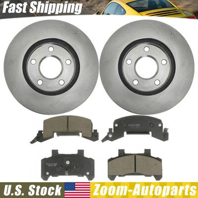 Kit de frenos delanteros rotores y pastillas de freno para Chevrolet Beretta 1987 1988 1989 1991 Foto 1 de 4