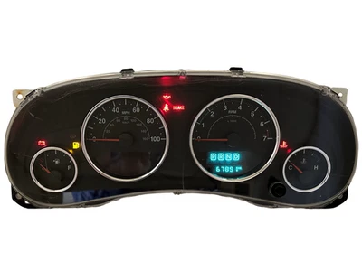 Speedometer Instrument Cluster Das Panel 2015 - 2018 Jeep Wrangler 67,891 Miles - Image 1 of 3