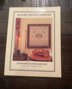 Margaret & Margaret Inc Shaker Hearts Sampler Cross Stitch Pattern 1985 Number 8 - Picture 1 of 3