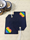 PAPER TAGS - LGBT Rainbow Love Fight Resilience Proud Heart Black White
